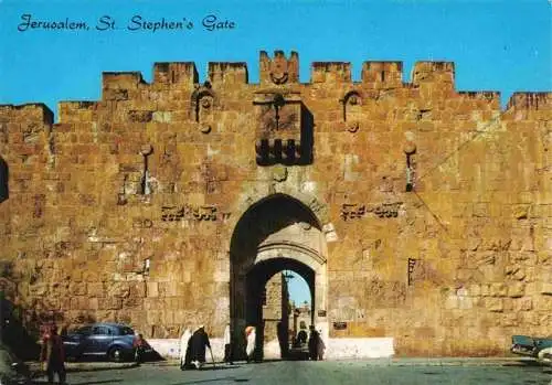 AK / Ansichtskarte 73969811 Jerusalem__Yerushalayim_Israel St. Stephen's Gate La Porte des Lions