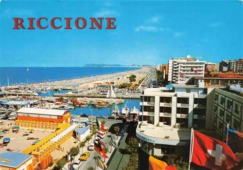 AK / Ansichtskarte 73969835 Riccione_Rimini_IT Panorama Strand Hotels