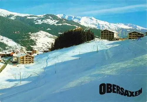 AK / Ansichtskarte  Obersaxen_GR Affeier und Cresta gegen die Ringelspitze Wintersportplatz Alpen