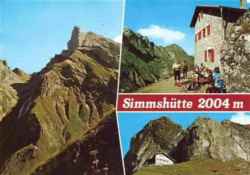 AK / Ansichtskarte 73969857 Simmshuette2004m_Frederick-Simmshuette_Lechtal_Tirol_AT Berghaus Lechtaler Alpen