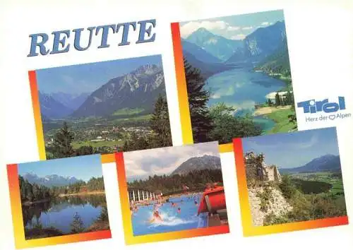 AK / Ansichtskarte 73969858 Reutte_Tirol_AT Panorama See Alpen Freibad