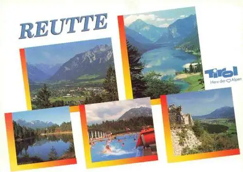 AK / Ansichtskarte  Reutte_Tirol_AT Panorama See Alpen Freibad