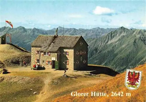 AK / Ansichtskarte 73969860 Kals-Lesach_Grossglockner_Tirol_AT Glorer Huette Berghaus Alpenpanorama