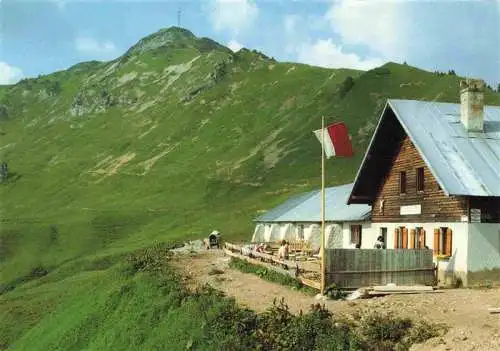 AK / Ansichtskarte 73969861 Reutte_Tirol_AT Lechaschauer Alpe Jausenstation Ski- und Wandergebiet