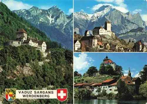 AK / Ansichtskarte 73969915 Vaduz_Liechtenstein_FL Schloss Sargans Werdenberg Alpen