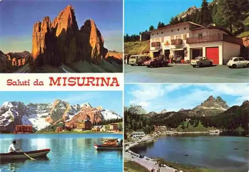 AK / Ansichtskarte 73969918 Misurina_Veneto_IT Drei Zinnen Dolomiten Berghotel Bergsee