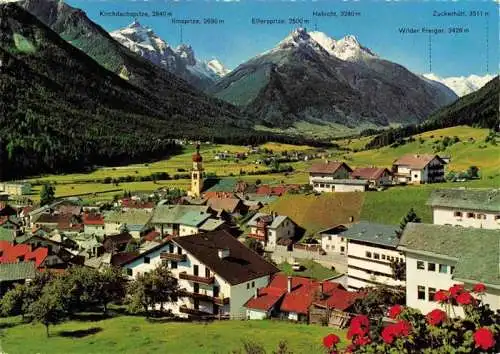 AK / Ansichtskarte  Fulpmes_Tirol_AT Panorama Blick gegen das Pinnistal und Stubaier Gletscher