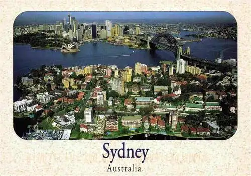 AK / Ansichtskarte 73969933 Sydney__NSW_Australia Aerial view from Kirribilli to Circular Quay