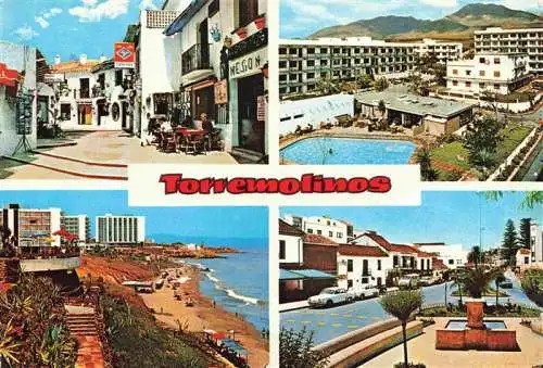 AK / Ansichtskarte 73969940 Torremolinos_ES Teilansichten Strand Hotel Swimming Pool