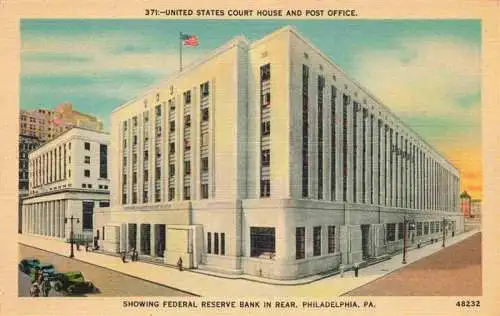 AK / Ansichtskarte 73969954 Philadelphia__Pennsylvania_USA US Court House an Post Office