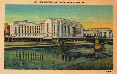 AK / Ansichtskarte  Philadelphia__Pennsylvania_USA New General Post Office