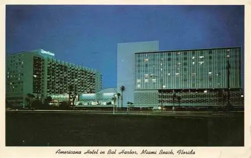 AK / Ansichtskarte  Bal_Harbour_Miami_Beach_USA Americana Hotel