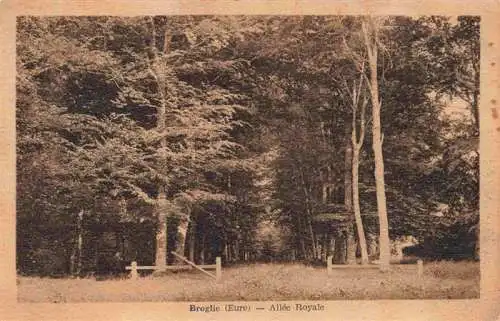 AK / Ansichtskarte  Broglie_27_Eure Allee Royale