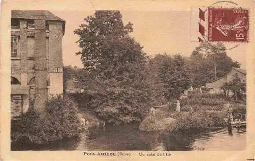 AK / Ansichtskarte  Pont-Authou Un coin de l'Ile