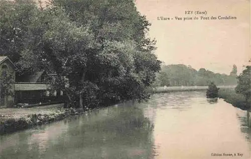 AK / Ansichtskarte  Ezy-sur-Eure_27_Eure Vue prise du Pont des Cordeliers