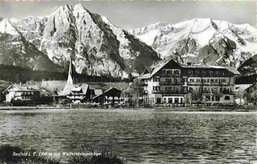 AK / Ansichtskarte  Seefeld_Tirol mit Wettersteingebirge