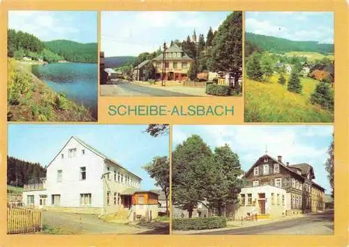 AK / Ansichtskarte  Scheibe-Alsbach Schwarzastausee Teilansichten Betriebserholungsheim Alsbachberg Gaststaette zum Mohren