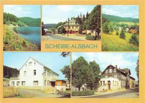 AK / Ansichtskarte  Scheibe-Alsbach Schwarzastausee Teilansichten Betriebserholungsheim Alsbachberg Gaststaette zum Mohren