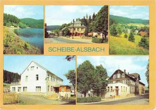 AK / Ansichtskarte  Scheibe-Alsbach Schwarzastausee Teilansichten Betriebserholungsheim Alsbachberg Gaststaette zum Mohren