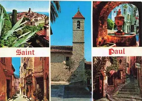 AK / Ansichtskarte  Saint_Paul_Cote_d_Azur Souvenir de Saint Paul