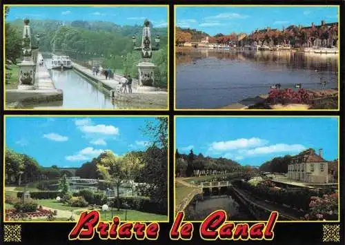 AK / Ansichtskarte  Briare-le-Canal_45_Loiret Le Pont Canal le Port de Plaisance la square la Capitainerie