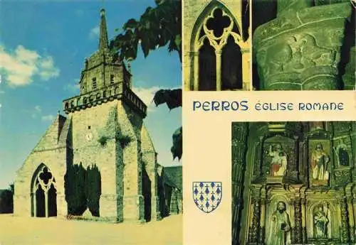 AK / Ansichtskarte  Perros-Guirec_22_Cotes-d_Armor Eglise Romane Saint Jacques et Saint Guirec