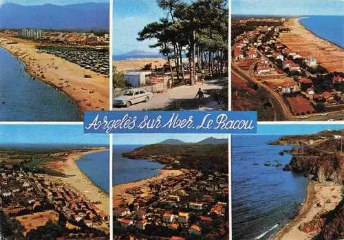 AK / Ansichtskarte  Argeles-sur-Mer_66_Pyrenees-Orientales Le Racou Souvenir Vue aerienne