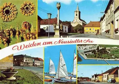 AK / Ansichtskarte 73970165 Weiden_See Ortsmotive Segeln Neusiedlersee Strasse