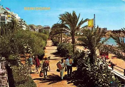 AK / Ansichtskarte 73970171 Benidorm_ES Strandpromenade