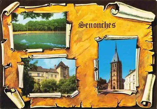 AK / Ansichtskarte  Senonches_28_Eure-et-Loir Seepartie Schloss Kirche