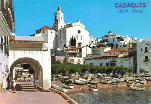 AK / Ansichtskarte  Cadaques_Costa_Brava_ES Part Alguer e Iglesia