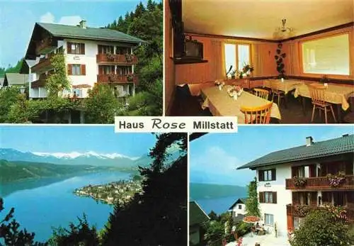 AK / Ansichtskarte  Millstatt_Millstaettersee_Kaernten_AT Haus Rose Gastraum Terrasse