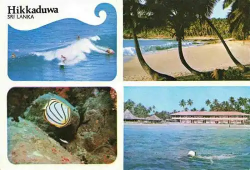 AK / Ansichtskarte 73970288 Hikkaduwa_Sri_Lanka Surfer Strand Hotel