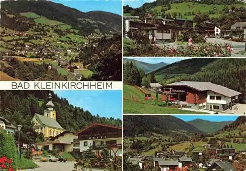 AK / Ansichtskarte  Bad_Kleinkirchheim_Kaernten_AT Panorama Ortspartien Kirche Talstation