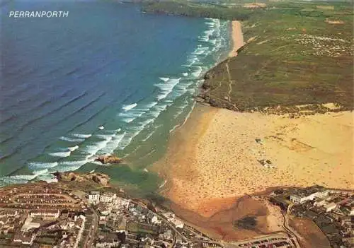 AK / Ansichtskarte  Perranporth Kuestenpanorama Strand