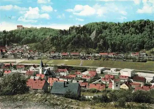 AK / Ansichtskarte  Riedenburg_Altmuehltal Ortsansicht mit Kirche