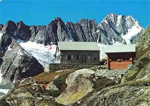 AK / Ansichtskarte  Lauteraarhuette_2993m_BE Berghaus Lauteraarhoerner Schreckhorn Berner Alpen