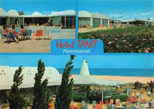 AK / Ansichtskarte 73970336 Hammamet_Tunesie Hotel Tanit Strand