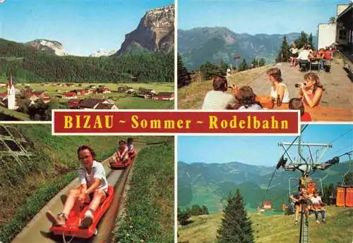 AK / Ansichtskarte 73970344 Bizau_AT Panorama Sessellift Sommer-Rodelbahn