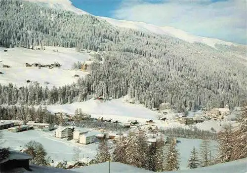 AK / Ansichtskarte  Churwalden_GR Winterpanorama Blick gegen Pradaschier