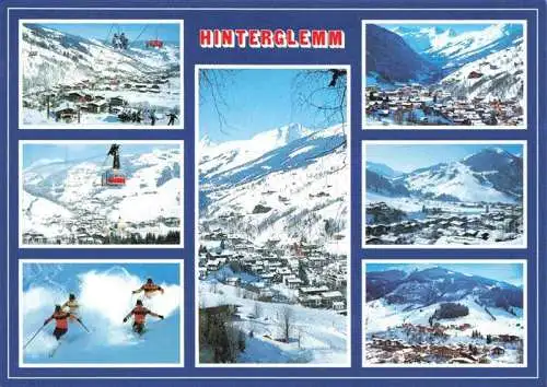 AK / Ansichtskarte  Hinterglemm_Saalbach_Pinzgau_Pongau_AT Panorama Skiparadies Alpen