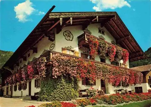 AK / Ansichtskarte  Bayrischzell_Bayrisch_Zell Zellerhof Blumenschmuck