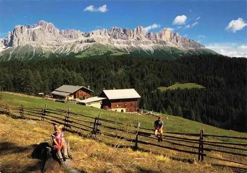 AK / Ansichtskarte  Welschnofen_Suedtirol_IT Hagner Alm mit Blick zum Rosengarten Dolomiten