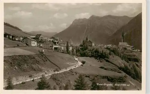 AK / Ansichtskarte  Sent_GR Ortsansicht mit Kirche Alpen