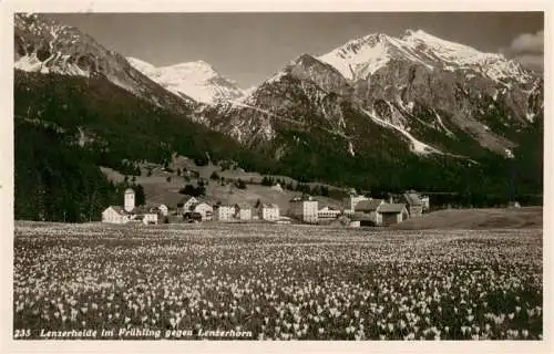 AK / Ansichtskarte  Lenzerheide_GR im Fruehling gegen Lenzerhorn