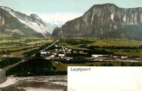 AK / Ansichtskarte  Landquart_GR Panorama Alpen