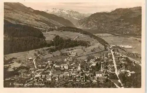 AK / Ansichtskarte  Thusis_GR Panorama Blick gegen Norden