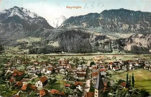 AK / Ansichtskarte  Meyringen_Meiringen_BE Panorama Berner Alpen