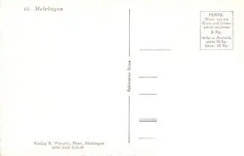 AK / Ansichtskarte  Meiringen_BE Panorama Blick ins Tal Berner Alpen