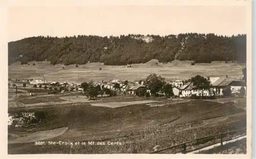 AK / Ansichtskarte  Sainte-Croix_Ste-Croix_VD Vue panoramique et le Mont des Cerfs